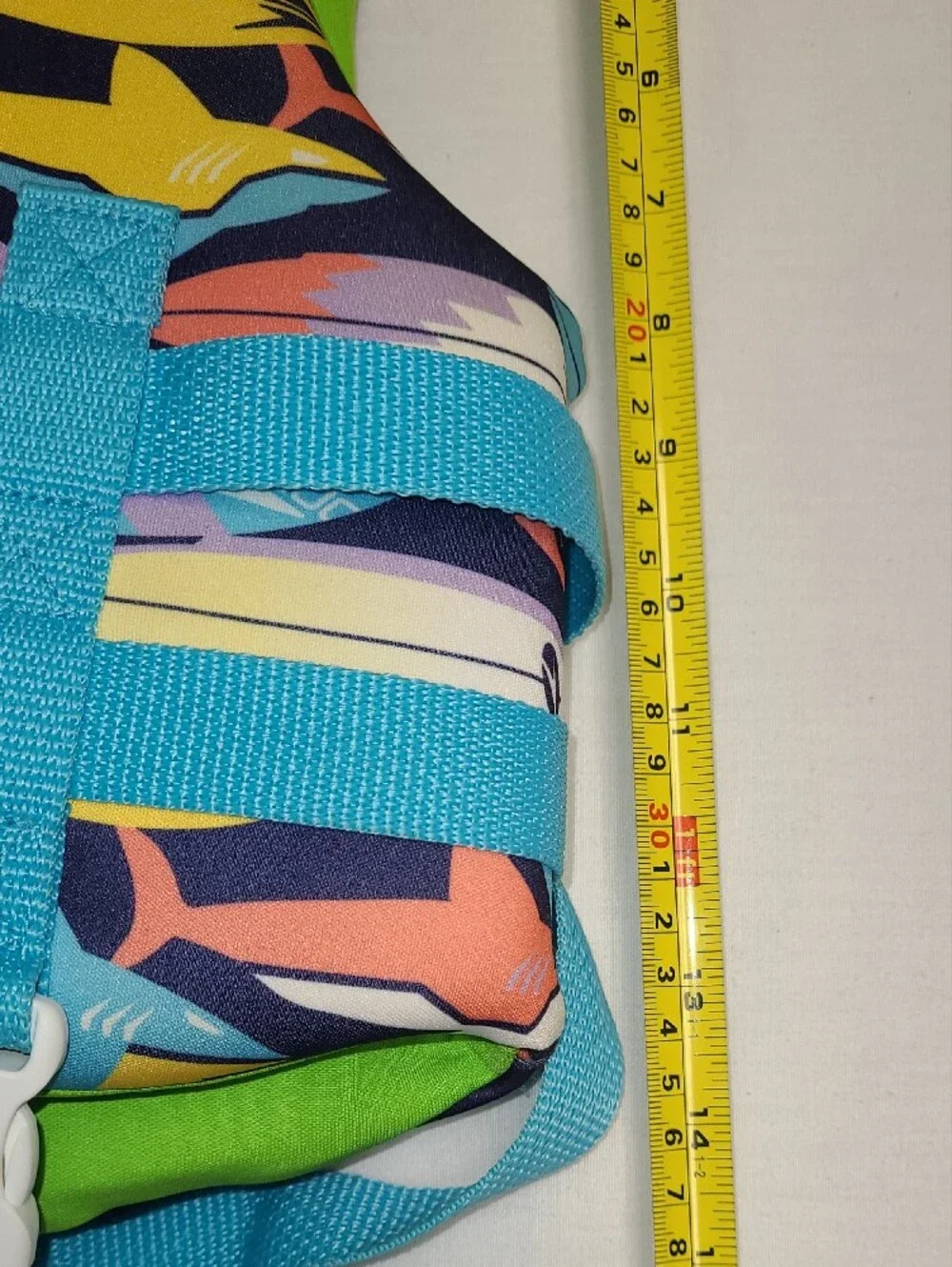 Speedo Kids Blue & Green Fish, shark, surfboard Print Swim Vest & boating